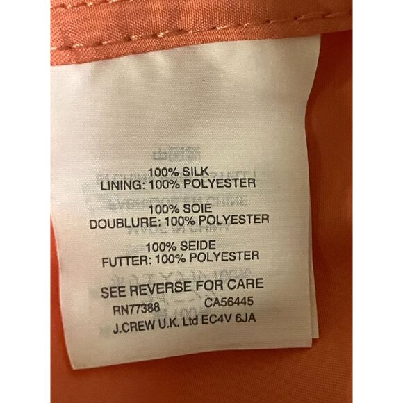 J Crew Silk Midi Dress 4 Draped Ruched Preppy Minimalist Luxury HOCO 100% Silk - Picture 8 of 10